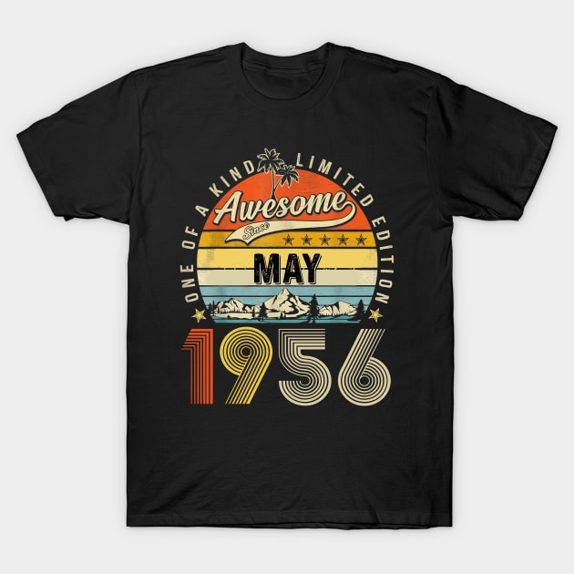 Awesome Since May 1956 Vintage 67th Birthday T-Shirt by nakaahikithuy